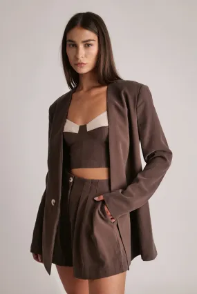 SABINA MUSAYEV Mikaela Jacket - Dark Brown