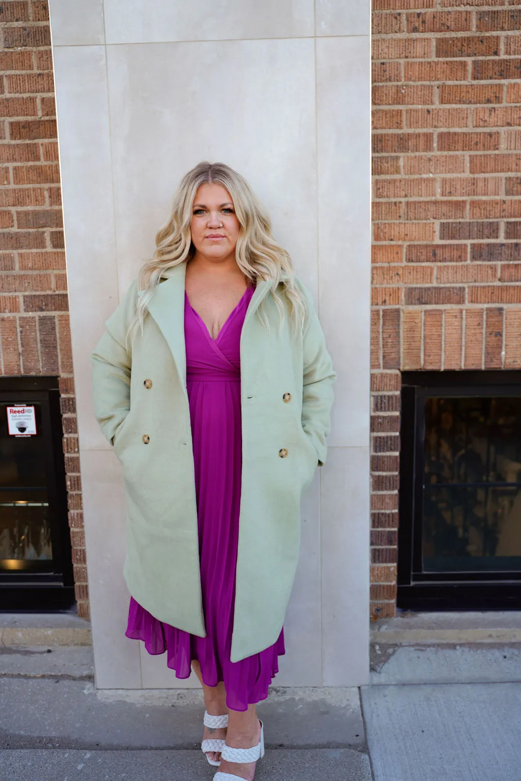 Sage Trench Coat