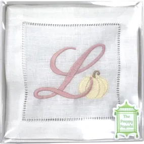 The Preppy Pagoda White Embroidered Napkin One Size